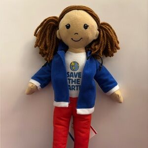 Save The Earth Activist Doll.  NWT!   3 And Up